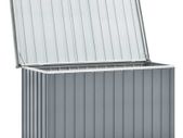 vidaXL Garden Storage Box Grey 149x99x93 cm