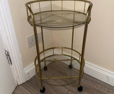 Gold bar cart