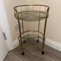 Gold bar cart