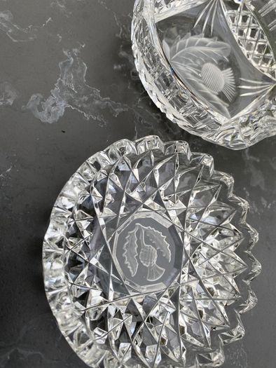 Vintage Scottish Crystal set