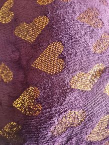 Purple velvet duvet new in bag