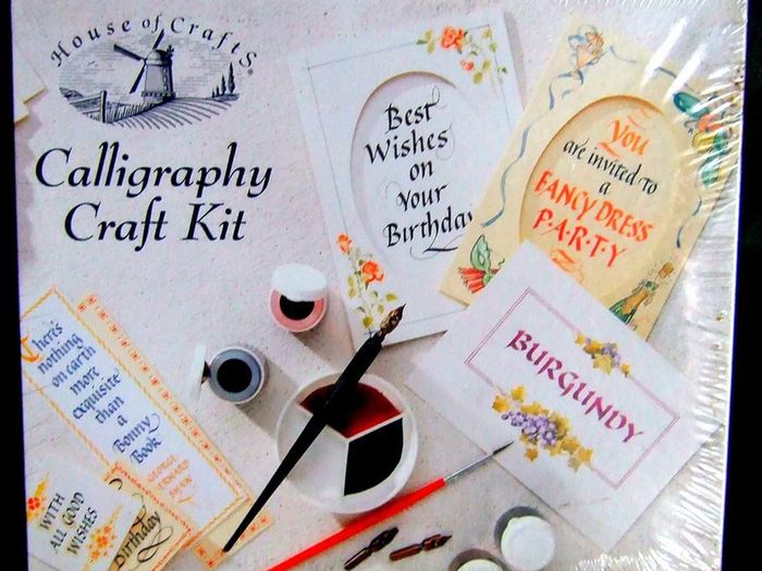 Brand New Sealed House of Crafts Calligraphy Kit