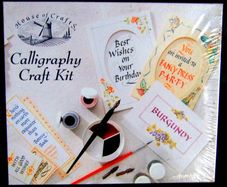 Brand New Sealed House of Crafts Calligraphy Kit