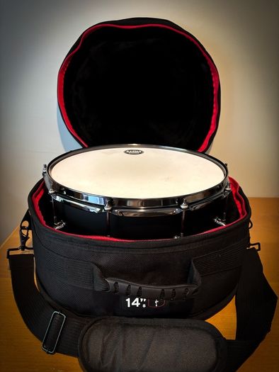 Tama S.L.P Big Black Steel snare drum 14x8 - LST148