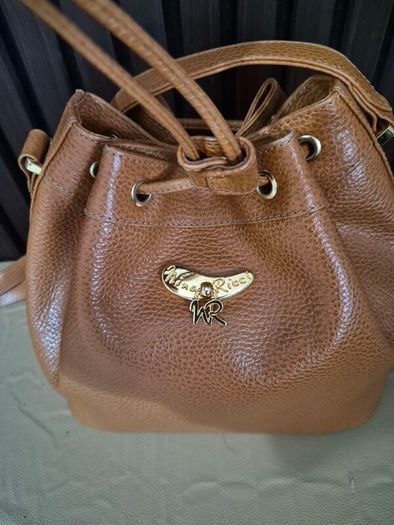 Nina Ricci pebbled leather bucket bag