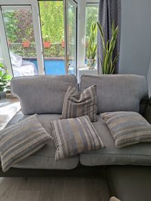 Complete Cushion Set for a 2 Seater Sofa plus 4 pillows
