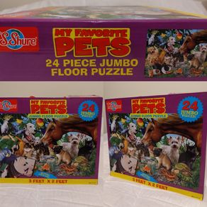 My Favourite Pets Jumbo Giant Floor Puzzle