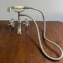 Traditional Chrome Bath Shower Mixer Tap & Telephone Handset Image 2