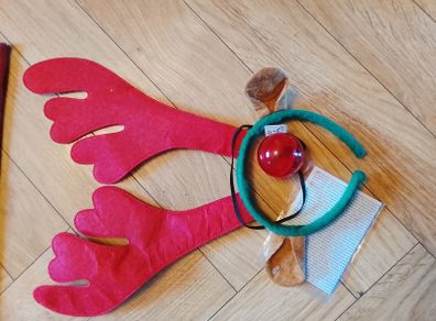 Christmas reindeer hats