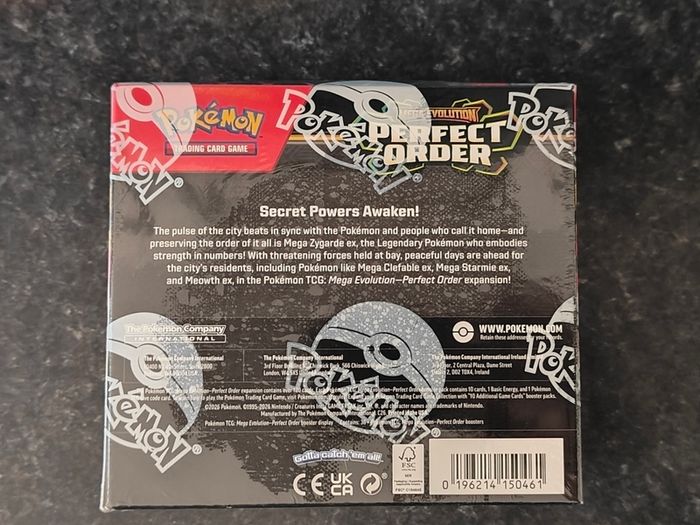 FREE Tracked Shipping. Pokemon Perfect Order Booster Box