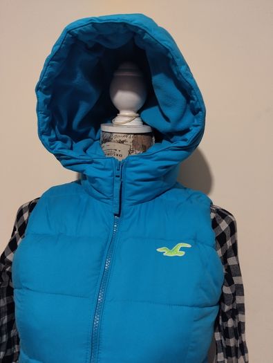 Hollister Bodywarmer fleece lined Gilet Jacket