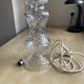 Waterford Glass Table Lamps x 2 Image 6