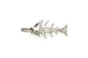 Vintage 925 Sterling Silver Fishbone Pendant