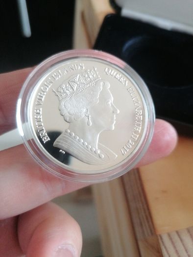 2017 British Virgin Islands Silver Proof Coin