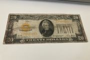USA 1928 20 Dollars Gold Certificate