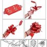 24 Pieces Large Christmas Pull Bows Ribbon Wrap Present Decoration Image 4