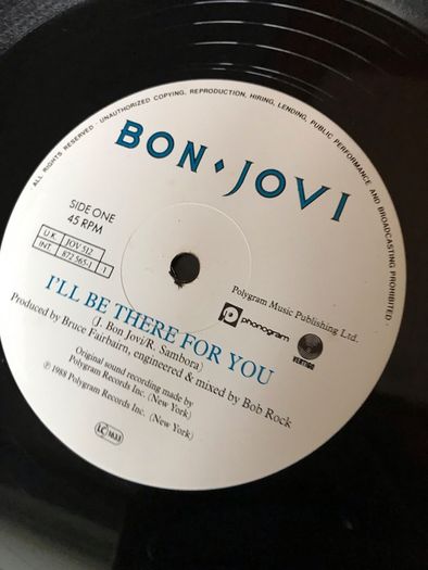 Vintage Bon Jovi Vinyl
