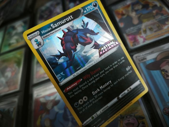 Hisuian Samurott ! Promo ! Astral Radiance Stamp ! 2022 ! Pokemon Card !
