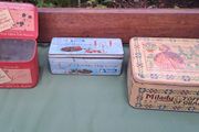 Vintage Sweet &amp; Lighter Fuel Tins