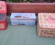 Vintage Sweet & Lighter Fuel Tins