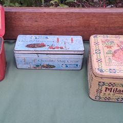 Vintage Sweet & Lighter Fuel Tins