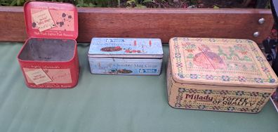 Vintage Sweet & Lighter Fuel Tins