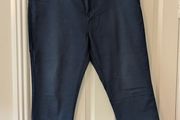 Navy three quarter lengths size 16
