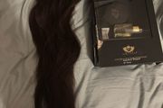 Human Clip in Hair Extensions 20inch shade Cocoa