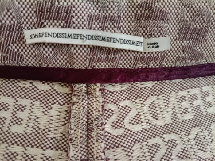 Fendissime designer vintage cotton ladies trousers made in Italy in very good condition with no issues RRP 300 euro UK size 10 or 12 with 28 inch waist and 28 inch leg see last three photos for exact measurements FREE STANDARD POSTAGE INCLUDED