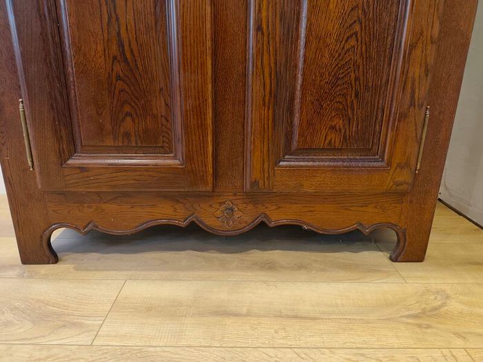 Vintage Oak Display cabinet