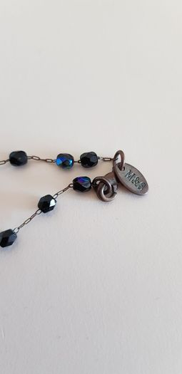 M&S Black Beaded Necklace