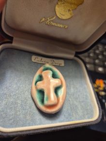 Vintage Cross Brooch