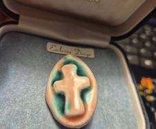 Vintage Cross Brooch