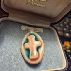 Vintage Cross Brooch