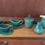 Lovely Vintage Retro 70's Jade Green Ceramic Posy Vase Made by St. Michael's House in Dublin Image 6