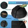 Parasol Base Weights Bag, Heavy-duty Parasol Sand Base up to 80 lbs, Removable Sand Base, Adjustable Diameter Garden Umbrella Base for All Kinds of Parasols (Round) Image 2