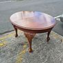 Vintage Mahogany Extending Dining Table - Claw  & Ball Feet Image 2