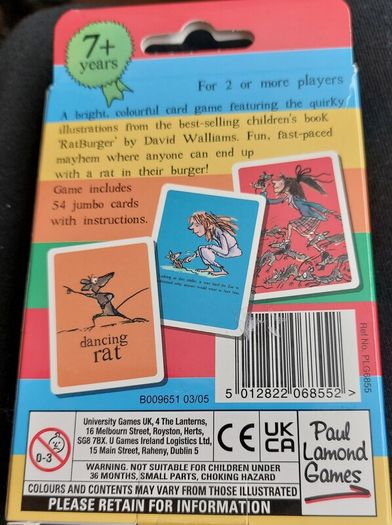 David Walliams book and game (1313)