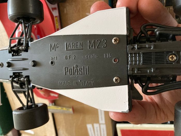 McLaren M23 Formula one Scale 1/16 by Polistil
