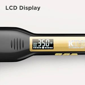 Steam Hair Straightener Flat Iron Tourmaline Ceramic Professional Hair Straightener LCD Digital Screen Salon Steam Hair