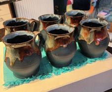 Pottery mugs