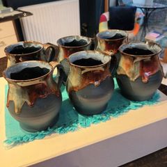 Pottery mugs