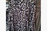 Leopard Print Tunic with Turtle Neck size 20