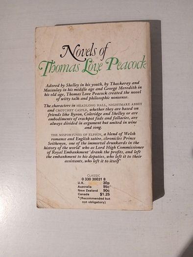Novels of Thomas Love Peacock