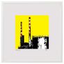 Yellow Poolbeg 1. Large Framed Print by artist Helen Mathews Image 2