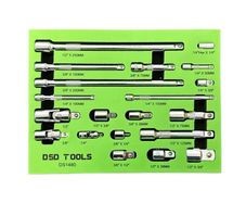 Dsd Tools 20pc Extension Bar & Adapter Set