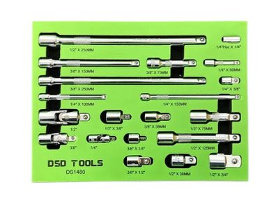 Dsd Tools 20pc Extension Bar & Adapter Set