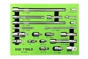 Dsd Tools 20pc Extension Bar &amp; Adapter Set