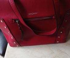 Carl Scarpa  Red Large Handbag.   B.N.W.T