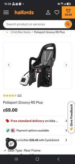 kids bike seat